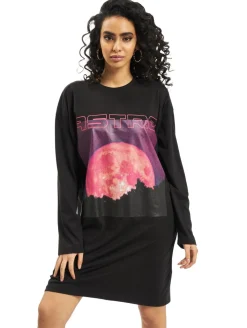 Kleider*Missguided Übergroßes Kleid mit Astro-Spritzeffekt in Schwarz