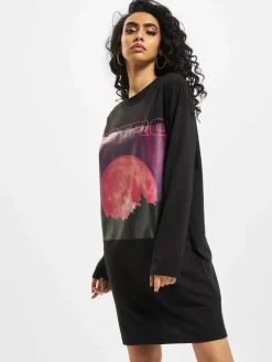 Kleider*Missguided Übergroßes Kleid mit Astro-Spritzeffekt in Schwarz