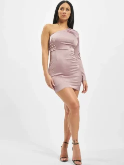 Kleider*Missguided Einärmliges Minikleid aus Stretch-Satin in Lila