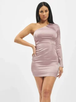 Kleider*Missguided Einärmliges Minikleid aus Stretch-Satin in Lila
