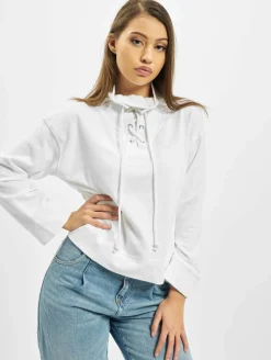 Sweater & Pullover*Missguided Hochgeschlossener Pullover mit Bindedetail in Weiß