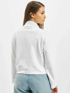 Sweater & Pullover*Missguided Hochgeschlossener Pullover mit Bindedetail in Weiß