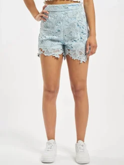 Shorts & Bermudas*Missguided Kombiteil Kurze Shorts aus Häkelspitze in Blau