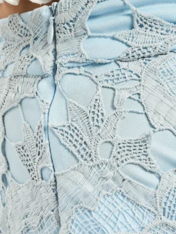 Shorts & Bermudas*Missguided Kombiteil Kurze Shorts aus Häkelspitze in Blau