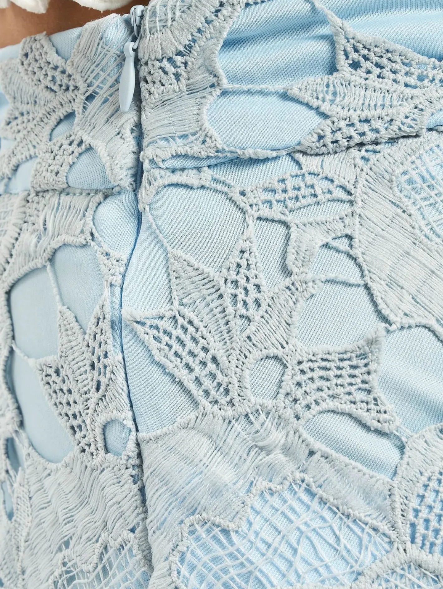 Shorts & Bermudas*Missguided Kombiteil Kurze Shorts aus Häkelspitze in Blau