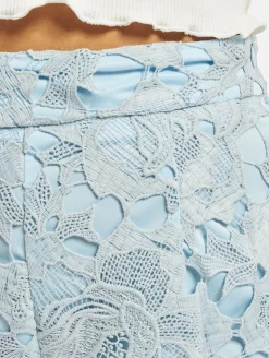 Shorts & Bermudas*Missguided Kombiteil Kurze Shorts aus Häkelspitze in Blau