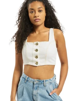 Tops & T-Shirts*Missguided Kombiteil mit Kontrastnähten in Weiß