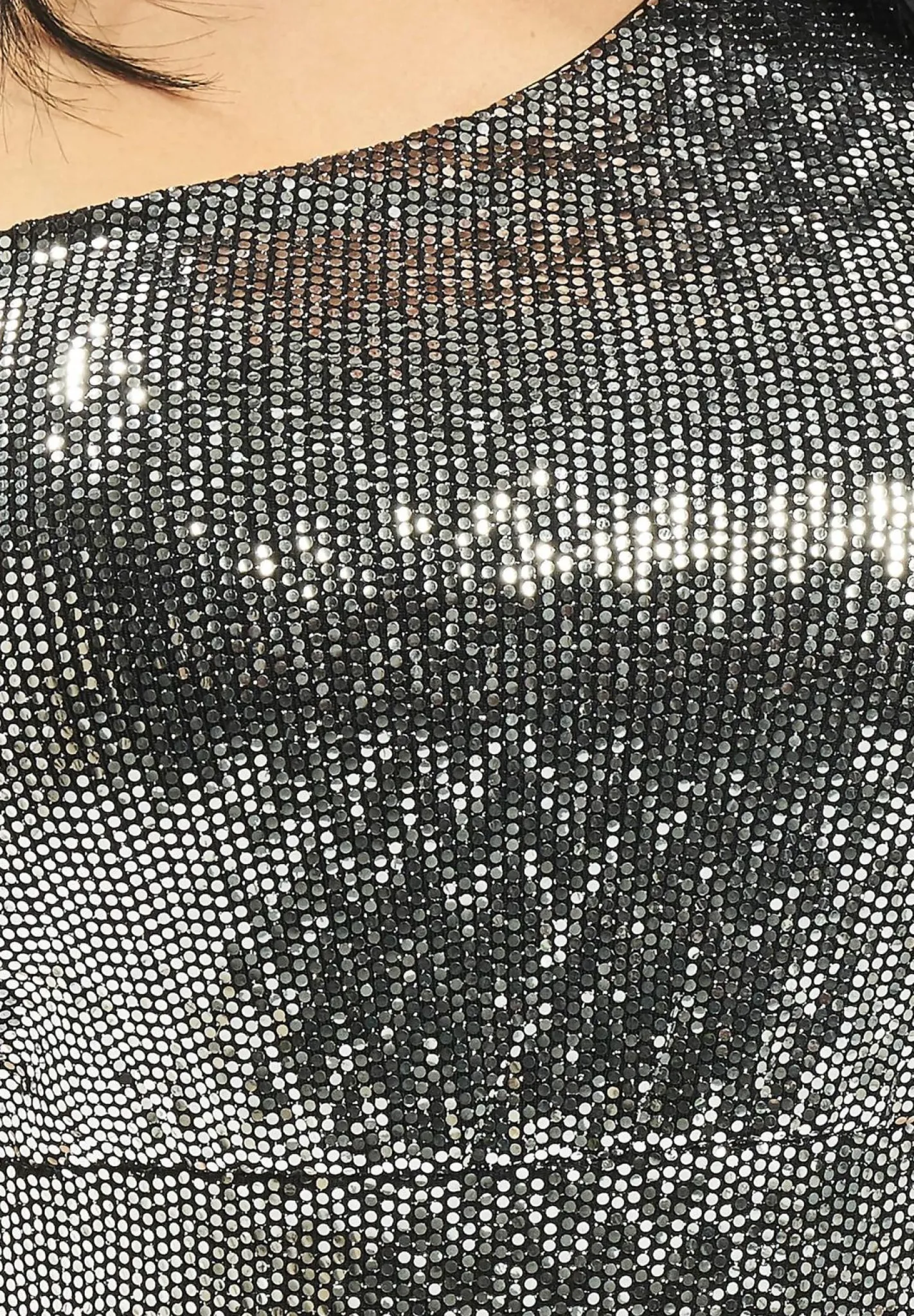 Kleider*Missguided Minikleid mit One-Shoulder-Träger und Puffärmeln in Silber