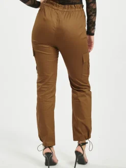 Hosen & Jeans*Missguided Oversized Twill Paperbag Cargo Cargo braun