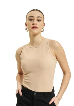 Unterwäsche|Socken & Unterwäsche*Missguided Petite Gerippter Racerback-Body in Beige