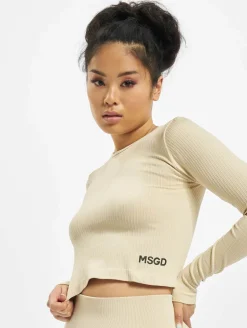 Sweater & Pullover|Pullover & Sweater*Missguided Seamless Rib Longsleeve beige