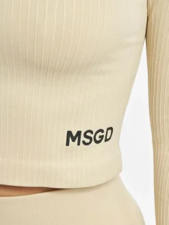 Sweater & Pullover|Pullover & Sweater*Missguided Seamless Rib Longsleeve beige