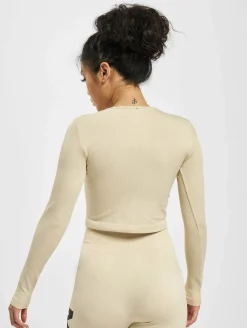 Sweater & Pullover|Pullover & Sweater*Missguided Seamless Rib Longsleeve beige