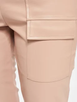 Hosen & Jeans*Missguided Utility-Chino aus PU mit Taschendetail in Rosa