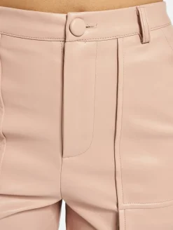 Hosen & Jeans*Missguided Utility-Chino aus PU mit Taschendetail in Rosa