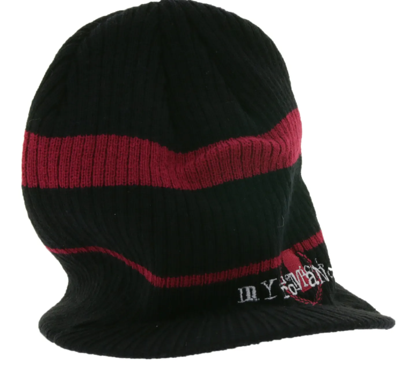Caps & Mützen*BioworldMerch My Chemical Romance Unisex Beanie mit Schriftzug Schirm-Beanie Freizeit-Mütze Schwarz/Pink/Weiß