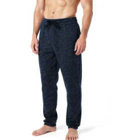 Sportunterbekleidung|Fitnessmode & Jogginghosen*NANGAPARBAT Strickfleece-Hose für Damen oder Herren Jogginghose mit Antipilling und Antistatik Freizeithose mit OEKO-TEX Standard 100 Dunkel-Blau