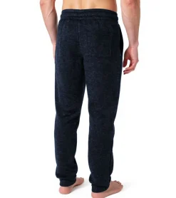 Sportunterbekleidung|Fitnessmode & Jogginghosen*NANGAPARBAT Strickfleece-Hose für Damen oder Herren Jogginghose mit Antipilling und Antistatik Freizeithose mit OEKO-TEX Standard 100 Dunkel-Blau