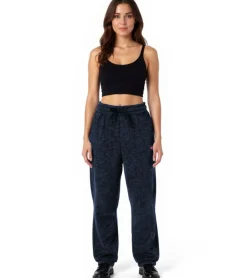 Sportunterbekleidung|Fitnessmode & Jogginghosen*NANGAPARBAT Strickfleece-Hose für Damen oder Herren Jogginghose mit Antipilling und Antistatik Freizeithose mit OEKO-TEX Standard 100 Dunkel-Blau