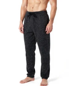 Sportunterbekleidung|Fitnessmode & Jogginghosen*NANGAPARBAT Strickfleece-Hose für Damen oder Herren Jogginghose mit Antipilling und Antistatik Freizeithose mit OEKO-TEX Standard 100 Grau/Schwarz