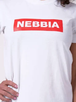 Tops & T-Shirts*Nebbia Basic T-Shirt weiß