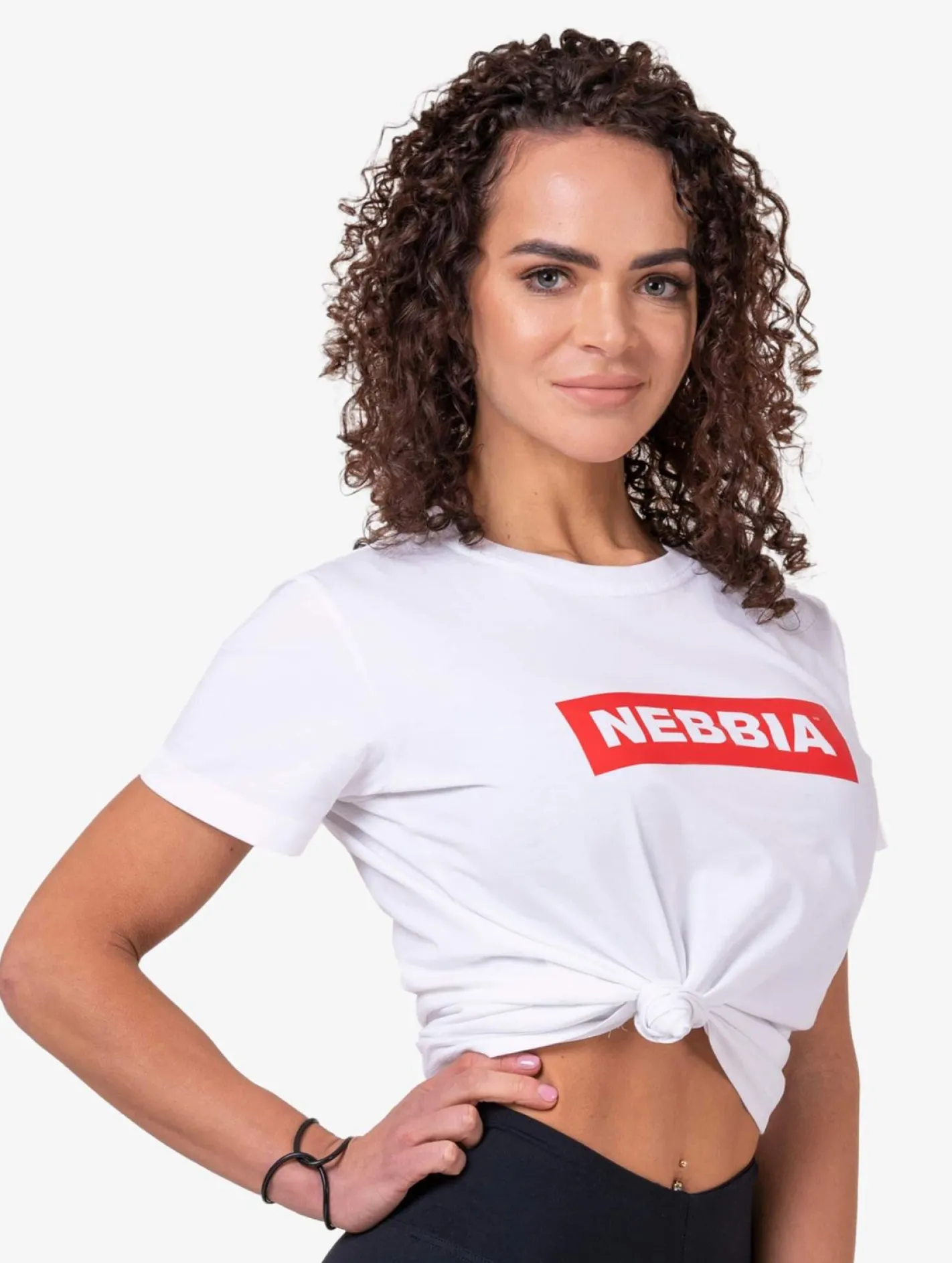 Tops & T-Shirts*Nebbia Basic T-Shirt weiß