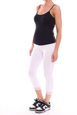 Hosen & Jeans*neun 9 monate Damen Umstands-Hose bequeme Schwangerschafts-Hose 82137015 Weiß