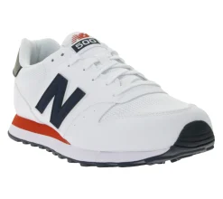 Sneaker & Turnschuhe*New Balance 500 Herren Sneaker atmungsaktive Schuhe im Retro-Style Schnürschuhe GM500SWB Weiß
