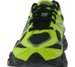 Sneaker & Turnschuhe*New Balance Herren und Damen Sneaker stylische Echtleder-Schuhe mit Dual-Density-Mittelsohle U90650NRG Neongelb/Schwarz