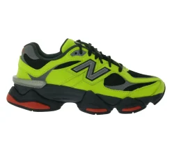 Sneaker & Turnschuhe|Turnschuhe & Sneaker*New Balance Sneaker stylische Echtleder-Schuhe mit Dual-Density-Mittelsohle in Neongelb/Schwarz oder Blau/Schwarz