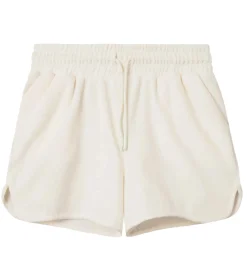 Shorts & Bermudas*Nikben Herren Fleece Short stylische Baumwoll-Shorts Loungewear Creme-Weiß