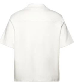 Hemden & Poloshirts*Nikben Long Beach Shirt Herren Viskose-Hemd Kurzarm-Hemd mit Palmen-Print Loose Fit 6371 Weiß