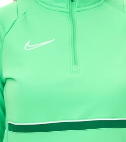 Fitnessmode & Jogginghosen|Sweater & Pullover*NIKE Academy 21 Dry Drill Longsleeve Damen Trainings-Top mit Half-Zip Sweatshirt mit Dry-Fit CV2653 Grün, Gelb, Blau oder Rot