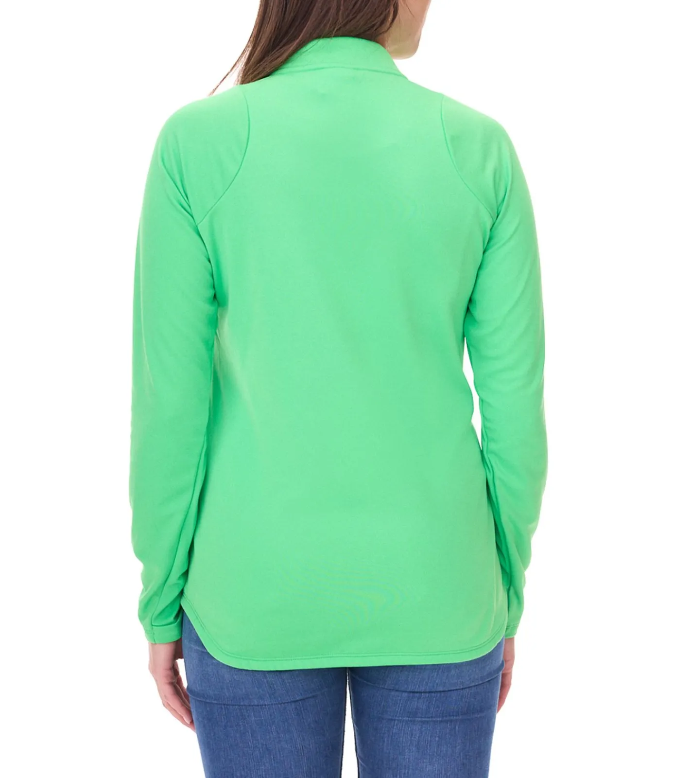 Fitnessmode & Jogginghosen|Sweater & Pullover*NIKE Academy 21 Dry Drill Longsleeve Damen Trainings-Top mit Half-Zip Sweatshirt mit Dry-Fit CV2653-362 Grün