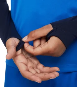 Pullover & Sweater|Jogginghosen & Fitnessmode*NIKE Academy Pro Drill Kinder Langarm-Shirt mit Dry-Fit Technologie Fitness-Shirt für Mädchen oder Jungen Teenie Sport-Shirt Teenager DH9280-463 Blau/Navy