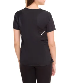 Fitnessmode & Jogginghosen|Tops & T-Shirts*NIKE Dri-FIT Race Damen T-Shirt kurzärmliges Fitness-Shirt luftiges Sport-Shirt DD5927 010 Schwarz