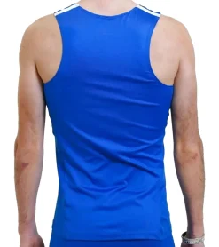 Sportoberbekleidung|Jogginghosen & Fitnessmode*NIKE Herren Sport-Shirt Muskel-Shirt mit Dri-FIT-Technologie Fitness-Shirt Tank- Top NT0306 Blau oder Rot