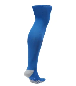 Strümpfe & Socken|Sportunterbekleidung*NIKE Matchfit Knie-Strümpfe für Herren aus Strick klassische Fußball-Stutzen mit DRI-FIT-Technologie coole Sport-Socken mit Marken-Logo SX6836-464 Blau