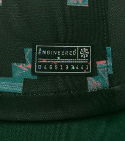 Sportoberbekleidung|Ballsport*NIKE Nigeria Auswärtstrikot 2023 Damen nachhaltiges Sport-Shirt Trainings-Shirt mit DRI-FIT-Technologie atmungsaktives Fußball-Trikot mit Muster Slim-Fit DX0708-382 Dunkelgrün/Pink/Blau