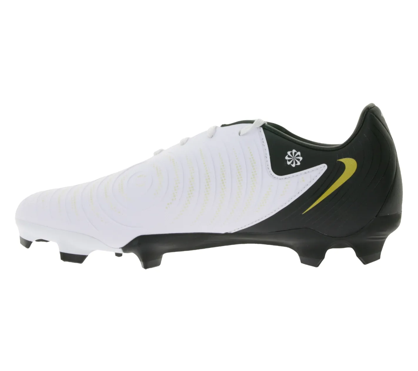 Fußballschuhe|Ballsport*NIKE Phantom GX II 2 FG Academy FG/MG Fußball-Schuhe mit gedämpfter Innensohle Nocken-Schuhe FD6723 100 Weiß/Schwarz