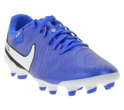 Fußballschuhe|Ballsport*NIKE Phantom Tiempo Legend 10 Academy FG/MG Fußball-Schuhe mit gepolsterte Innensohle Nocken-Schuhe DV4337 400 Dunkelblau