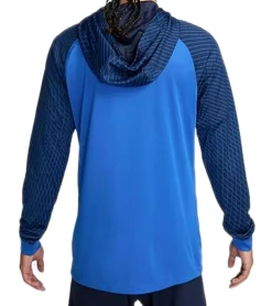 Sportoberbekleidung|Jogginghosen & Fitnessmode*NIKE STRIKE 23 Herren Fitness-Jacke mit Dri-FIT-Technologie Trainings-Jacke mit Brusttasche Sport-Jacke DR2571-463 Blau/Weiß