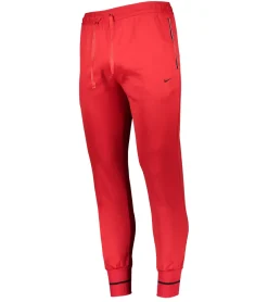 Sportunterbekleidung|Jogginghosen & Fitnessmode*NIKE Strike 22 Herren Fußball-Hose mit Baumwollanteil moderne Jogging-Hose Sweat-Pants mit Reißverschluss-Taschen DH9386-657 Rot