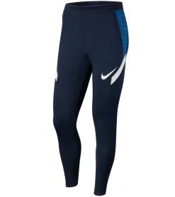 Sportunterbekleidung|Jogginghosen & Fitnessmode*NIKE Strike 21 Herren Trainings-Hose mit DRI-FIT-Technologie leichte Sport-Hose mit Marken-Logo Jogging-Hose mit FLYVENT-Bund Slim Fit CW5862-451 Dunkelblau/Weiß