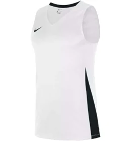 Sportoberbekleidung|Fitnessmode & Jogginghosen*NIKE Team Fitness Damen Tank-Top mit DryFit Sport-Shirt Trainings-Shirt NT0211-100 Weiß/Schwarz