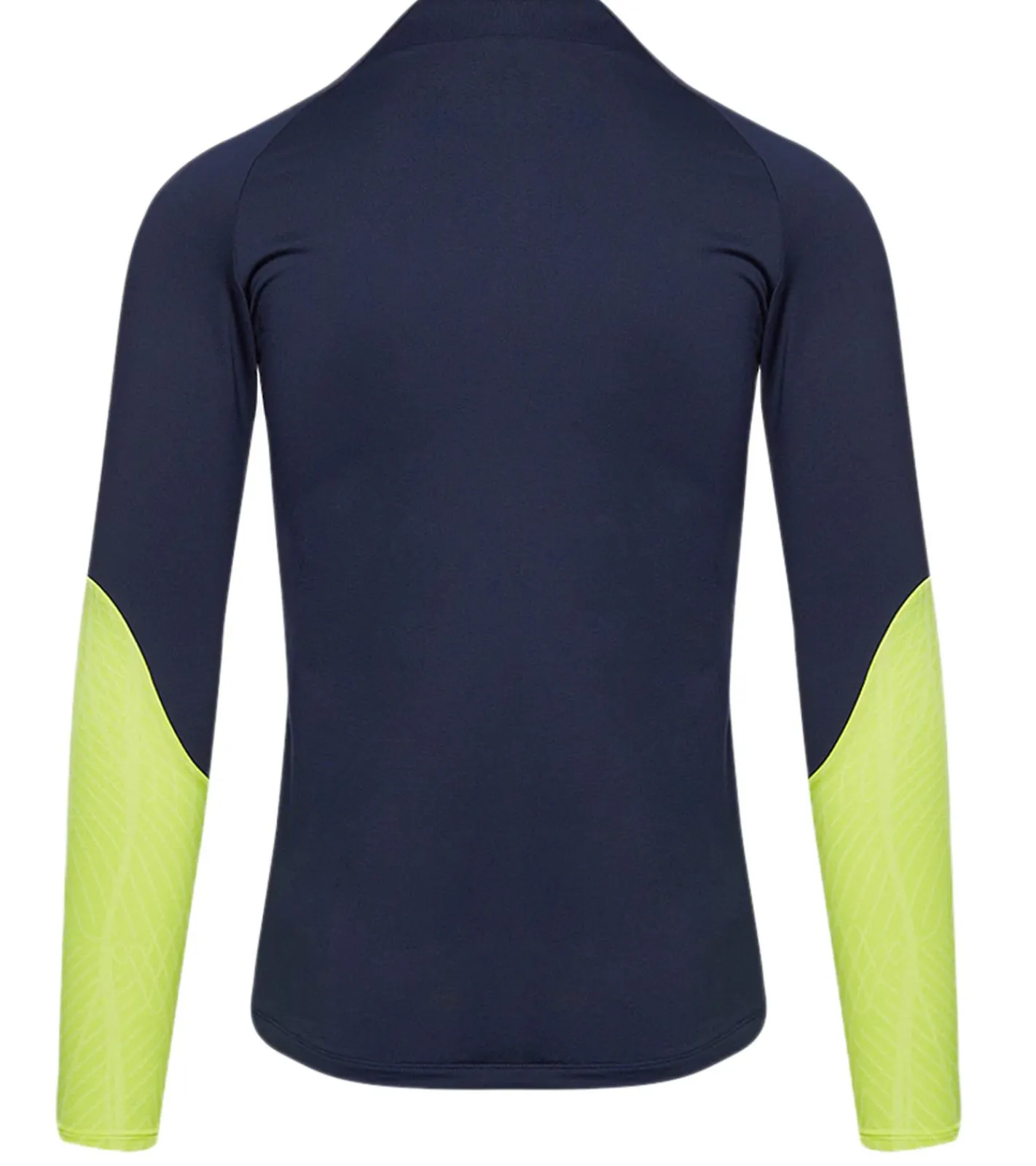 Pullover & Sweater|Jogginghosen & Fitnessmode*NIKE Strike 23 Drill Top Herren Trainings-Pullover mit Dri-FIT-Technologie Slim-Fit Troyer-Shirt Fitness-Longsleeve mit MoveToZero DR2294-452 Dunkelblau/Gelb