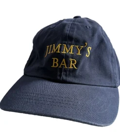 Caps & Mützen*NO ROOMS Jimmy's Bar Vintage Cap Stylische Baseball-Cap Baumwoll-Cap Dunkelblau