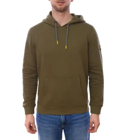 Pullover & Sweater*NORTHERN COUNTRY Herren Kapuzen-Pullover Baumwoll-Hoody Langarm-Shirt 00009469 Grün