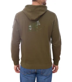 Pullover & Sweater*NORTHERN COUNTRY Herren Kapuzen-Pullover Baumwoll-Hoody Langarm-Shirt 00009469 Grün