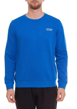 Pullover & Sweater*NORTHERN COUNTRY Herren Pullover mit Markenprint Baumwoll-Sweater Langarm-Shirt 00009468 in Schwarz, Blau, Grün oder Rot